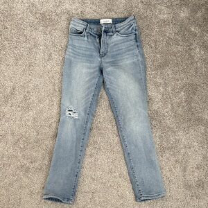 Evereve Light Blue Straight Leg Jeans